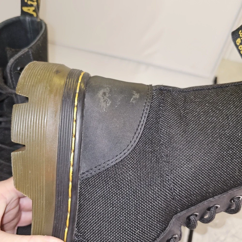 Doc Martens Black Canvas Ankle 